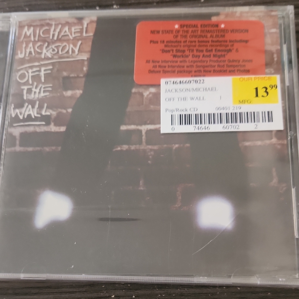Michael Jackson 'Off the Wall' CD